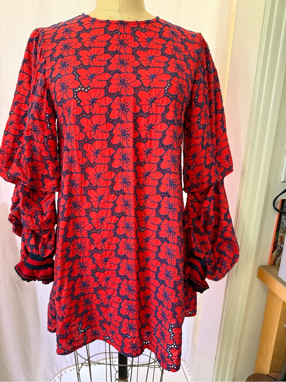 Eyelet Embroidered Dress